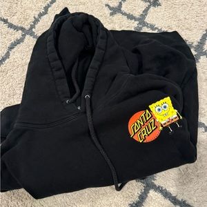 well loved spongebob santa cruz hoodie